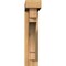 Ekena Millwork Merced Block Rough Sawn Bracket w/ Offset Brace, Western Red Cedar, 4"W x 18"D x 18"H BKT0402X18X18MRC05RWR - alternate 3